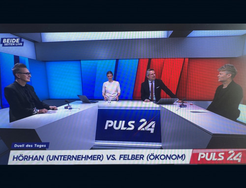 TV Duell: Gerald Hörhan vs. Christian Felber