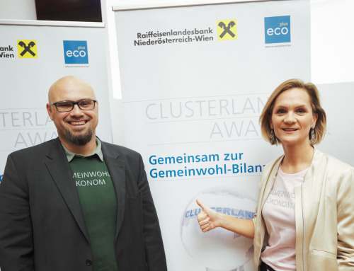 Pitch zur Gemeinwohl-Bilanzierung bei Clusterland Award 2024