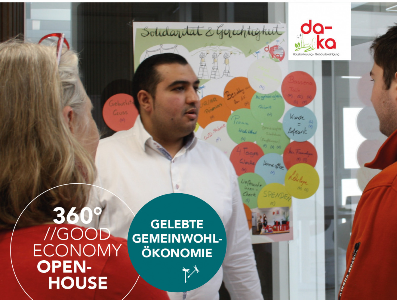 Nachschau 360°//GOOD ECONOMY OPEN HOUSE da-ka Hausbetreuung | 19. März 2025